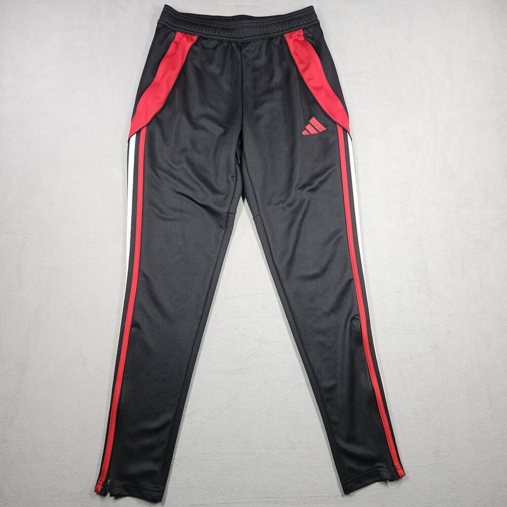 Adidas Tiro 24 Men’s Joggers Size S Soccer Athletic Bottom Track Pant Black Red